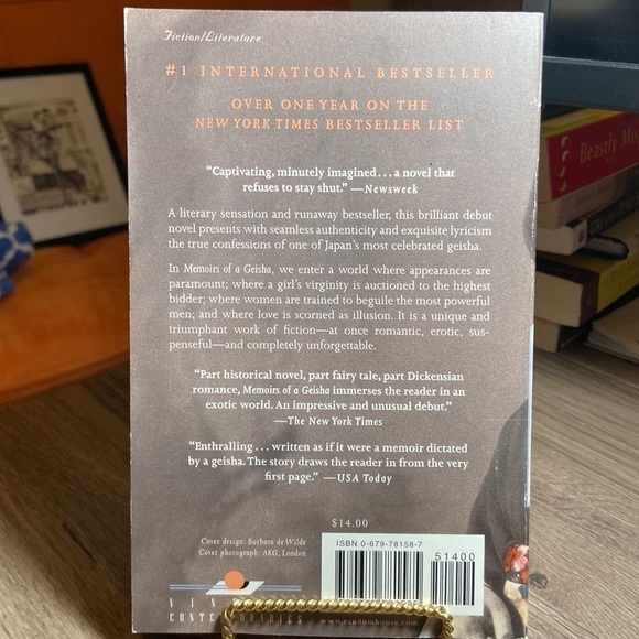 🦄 Memoirs Of A Geisha By Arthur Golden NWT - Picture 3 of 7